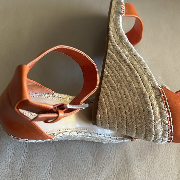 NWOB Vince Camuto Meddrina Wedge wedge Espadrille Sandal Ankle Strap Size 9 - Picture 3 of 8
